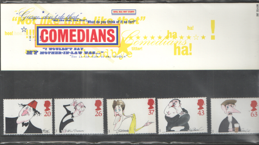 (image for) 1998 Comedians Royal Mail Presentation Pack 287